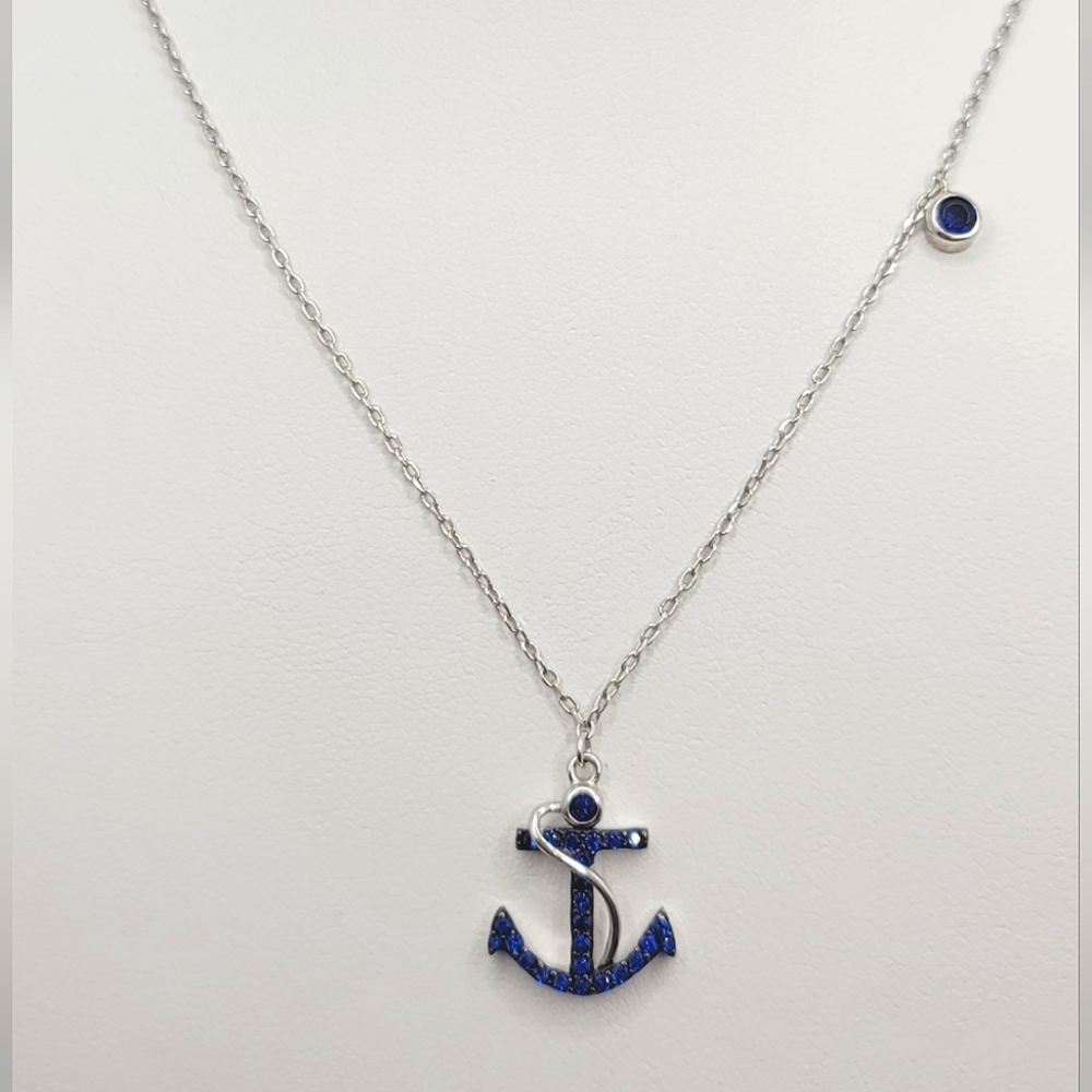 Sterling Silver Anchor Necklace
